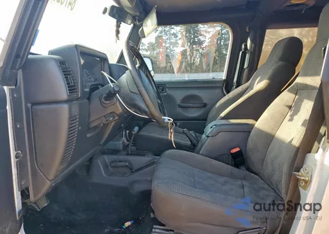 2004 Jeep Wrangler X from USA, damaged, VIN 1J4FA39S44P749596